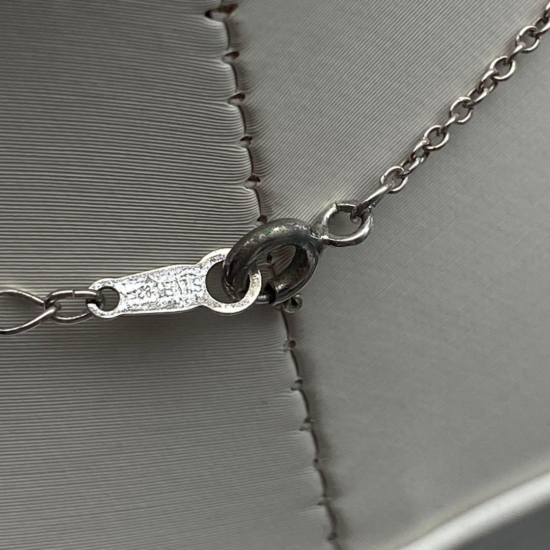 Silver 925 Takashi pearl necklace with double heart motif and adjustable hook clasp