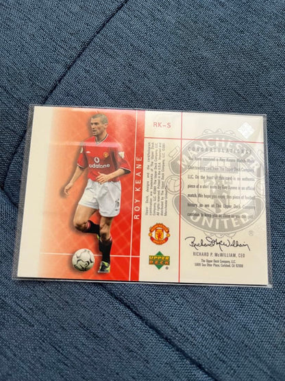 Manchester United Jersey Card Roy Keane — Japanese