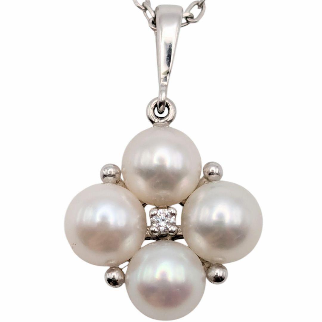 MIKIMOTO pearl necklace accessory made of K18 750 gold weighing 3.7g