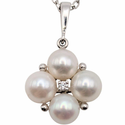MIKIMOTO pearl necklace accessory made of K18 750 gold weighing 3.7g