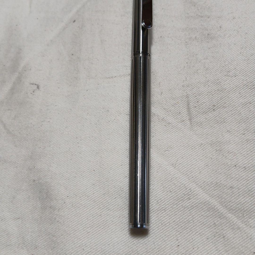 Pilot Ro-Lai ballpoint pen with metal body, engraved stripes, and logo clip