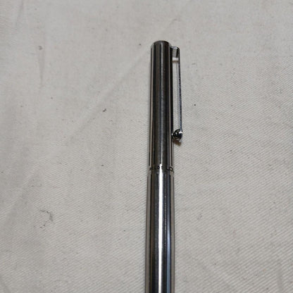 Pilot Ro-Lai ballpoint pen with metal body, engraved stripes, and logo clip