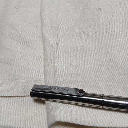Pilot Ro-Lai ballpoint pen with metal body, engraved stripes, and logo clip