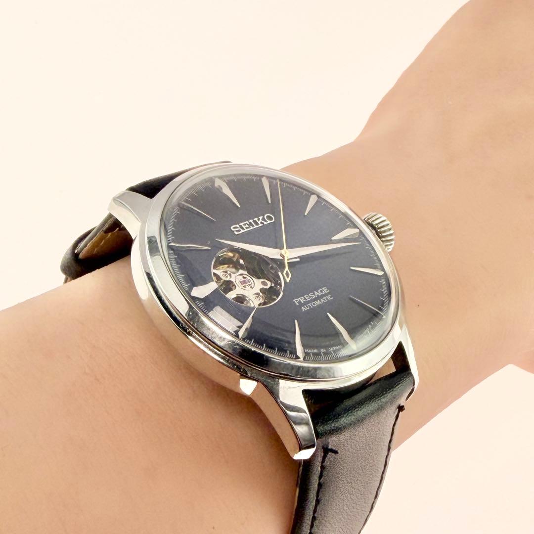 SEIKO Presage 4R38 Open Heart Automatic Men's Watch — Japanese