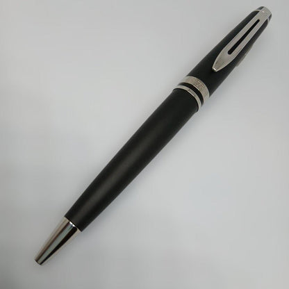 WATERMAN Expert ES ballpoint pen in matte black metal with clip and two-tone design