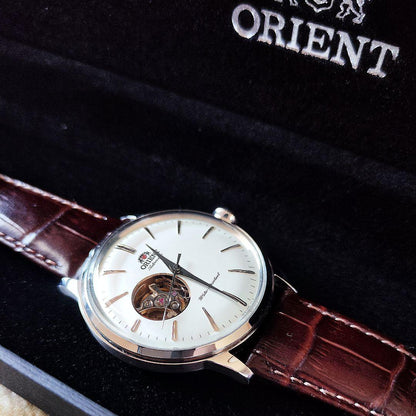 ORIENT Bambino Open Heart SB0100 Automatic Men's Watch — Japanese