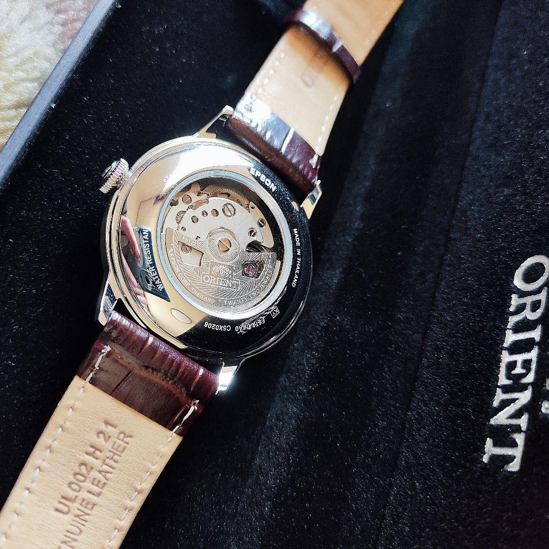 ORIENT Bambino Open Heart SB0100 Automatic Men's Watch — Japanese