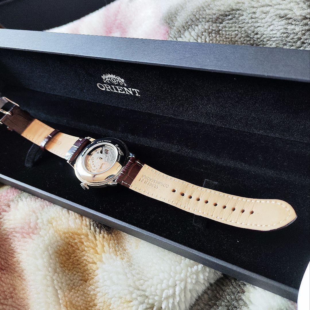 ORIENT Bambino Open Heart SB0100 Automatic Men's Watch — Japanese