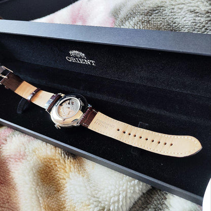 ORIENT Bambino Open Heart SB0100 Automatic Men's Watch — Japanese
