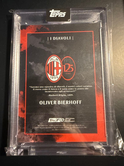 Oliver Bierhoff Autograph Card — Japanese