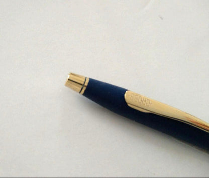 CROSS Mechanical Pencil with matte navy finish and 13.5 cm length on white background
