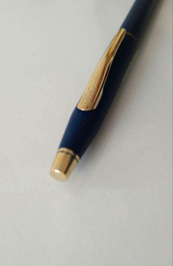 CROSS Mechanical Pencil with matte navy finish and 13.5 cm length on white background
