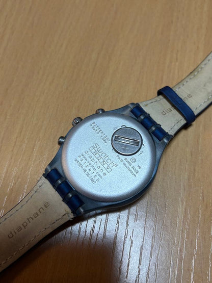 swatch Diaphane 2004 Chronograph Athens Quartz Men's — Japanese