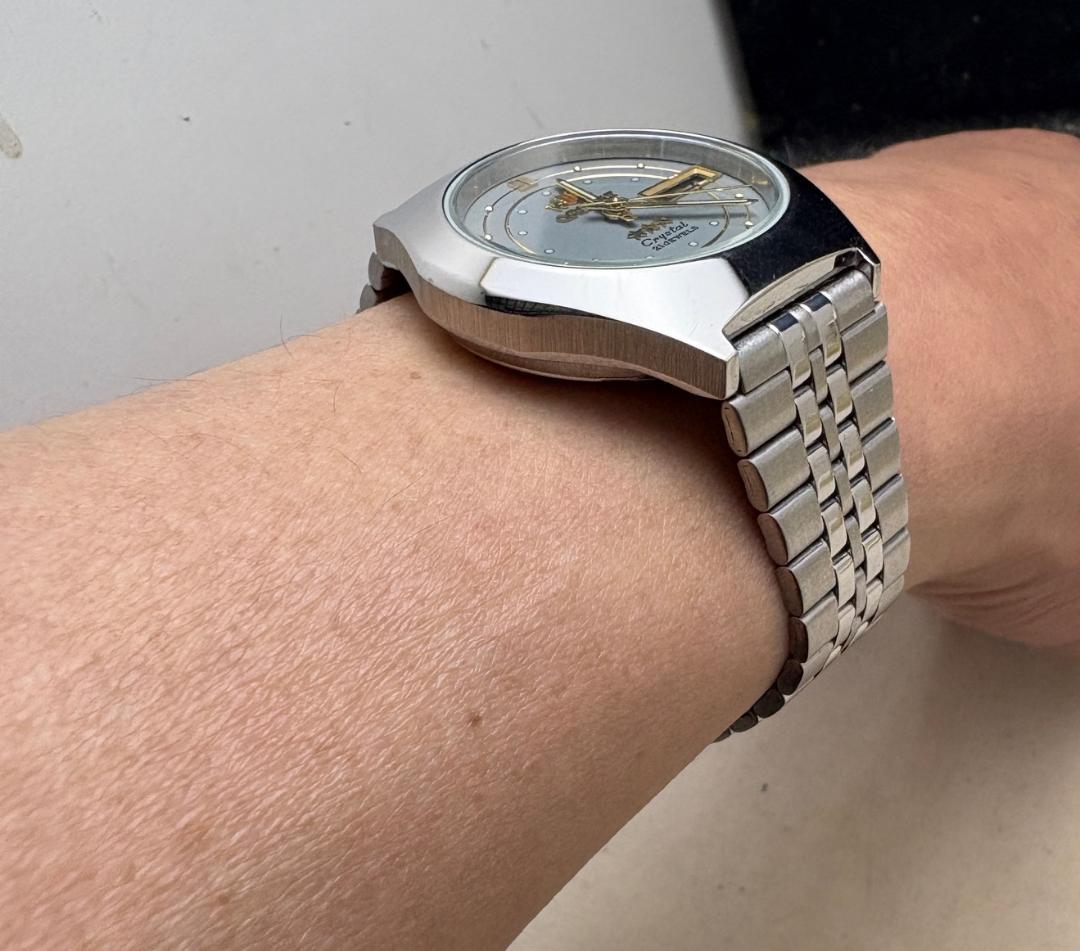 ORIENT 996/クリスタル スリースター カレンダー Automatic Men's Watch — Japanese