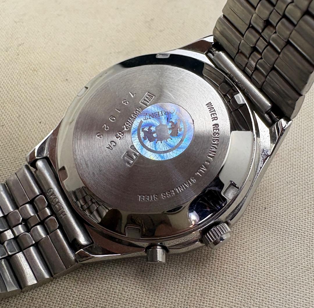 ORIENT 996/クリスタル スリースター カレンダー Automatic Men's Watch — Japanese