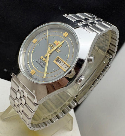 ORIENT 996/クリスタル スリースター カレンダー Automatic Men's Watch — Japanese