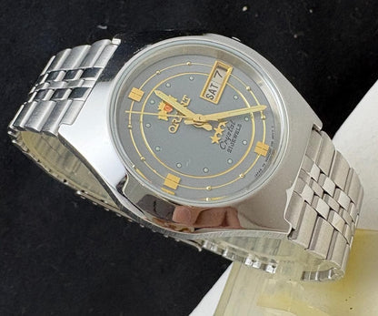ORIENT 996/クリスタル スリースター カレンダー Automatic Men's Watch — Japanese