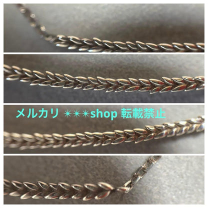 Agete silver bar type choker necklace with 40cm length and adjuster, made of sterling silver 925 with engraving
