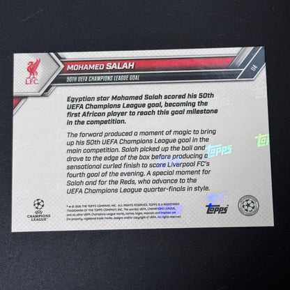 Topps Now Mohamed Salah 38/50 — 38/50 — Japanese