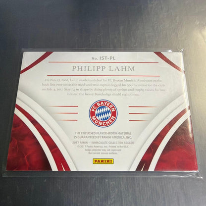 PSA 10 Panini Philipp Lahm Immaculate — 13/49 — Japanese