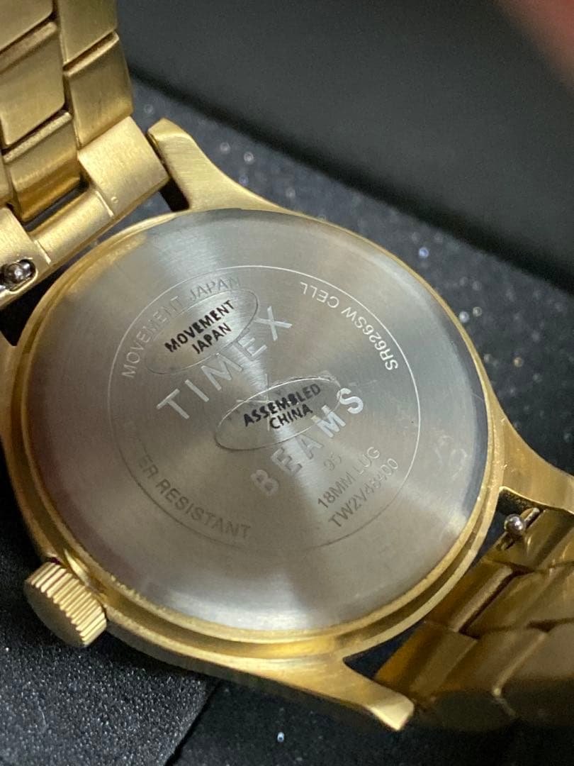 TIMEX CAMPER Yellow Gold 36mm Quartz Men's Watch — Japanese