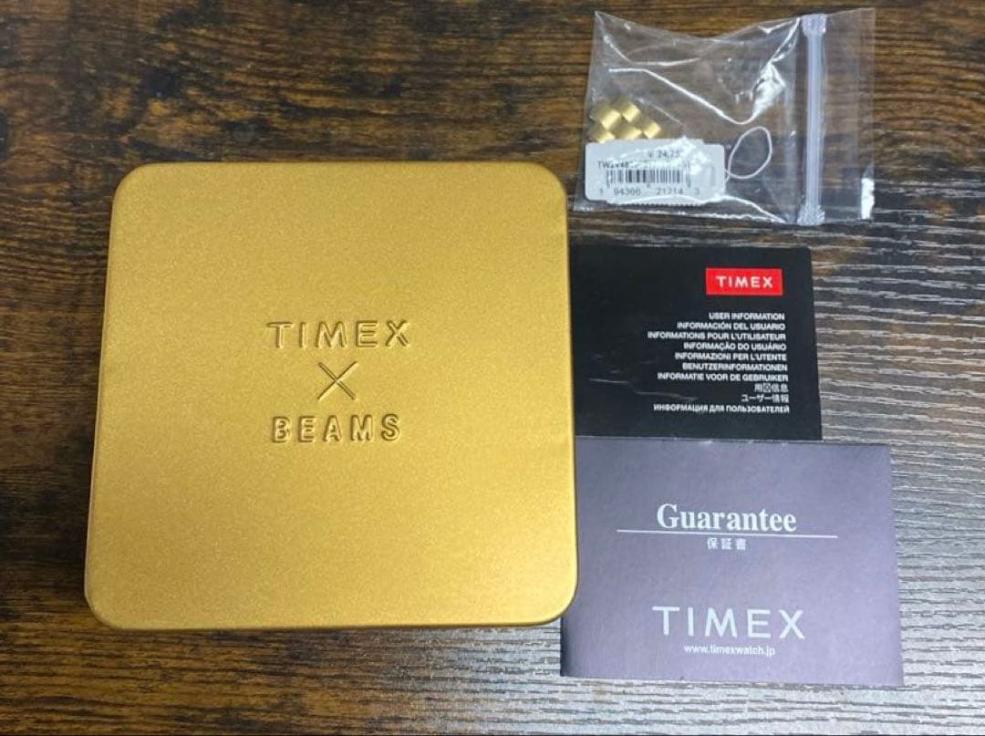 TIMEX CAMPER Yellow Gold 36mm Quartz Men's Watch — Japanese