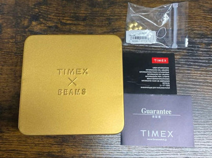 TIMEX CAMPER Yellow Gold 36mm Quartz Men's Watch — Japanese