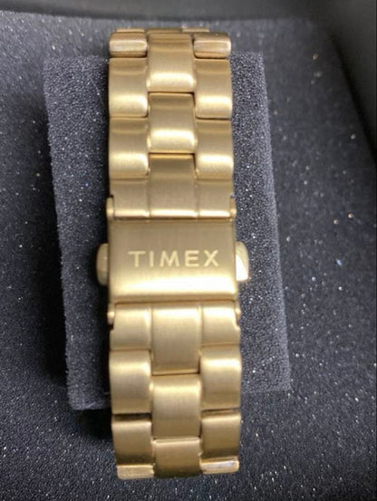 TIMEX CAMPER Yellow Gold 36mm Quartz Men's Watch — Japanese