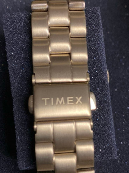 TIMEX CAMPER Yellow Gold 36mm Quartz Men's Watch — Japanese