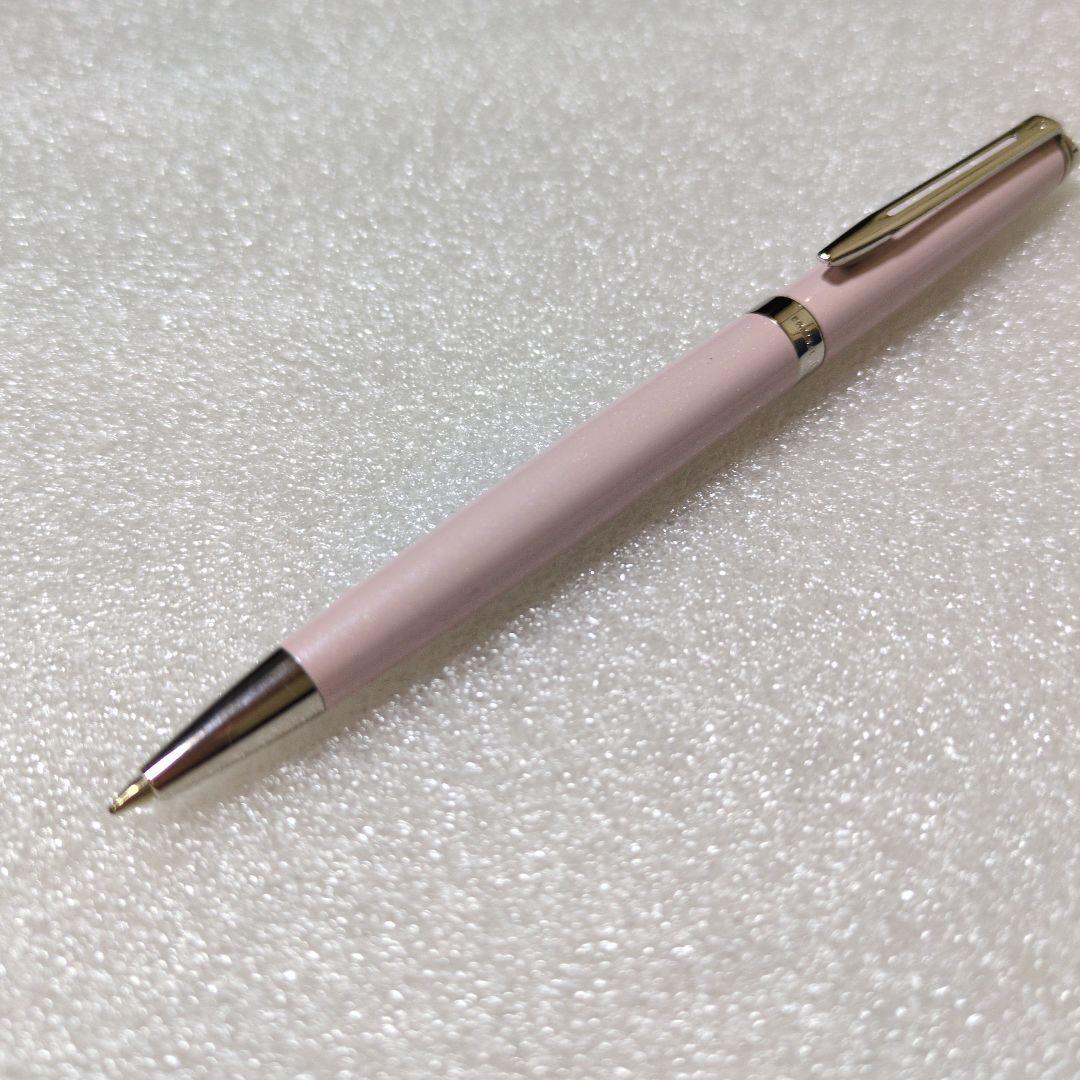 WATERMAN Pink Ballpoint Pen with glossy finish displayed alongside its dedicated box