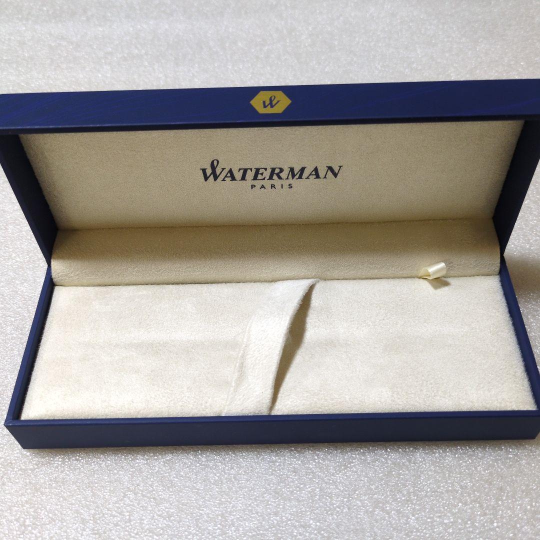 WATERMAN Pink Ballpoint Pen with glossy finish displayed alongside its dedicated box