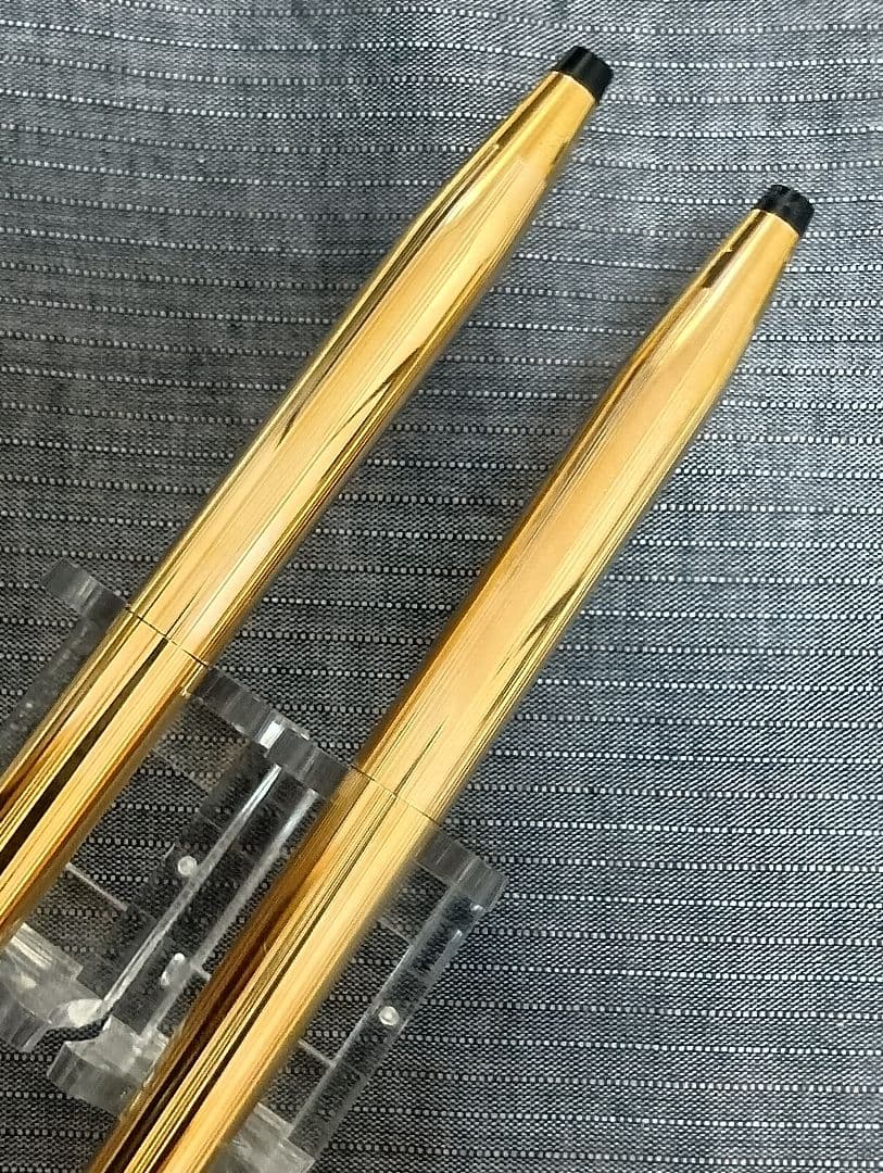 Vintage Cross Classic Century 14K gold plated twist ballpoint pen and mechanical pencil set