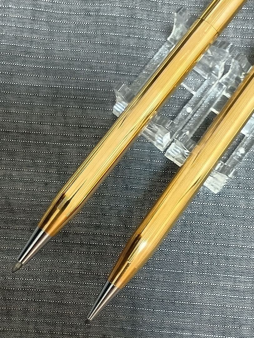 Vintage Cross Classic Century 14K gold plated twist ballpoint pen and mechanical pencil set