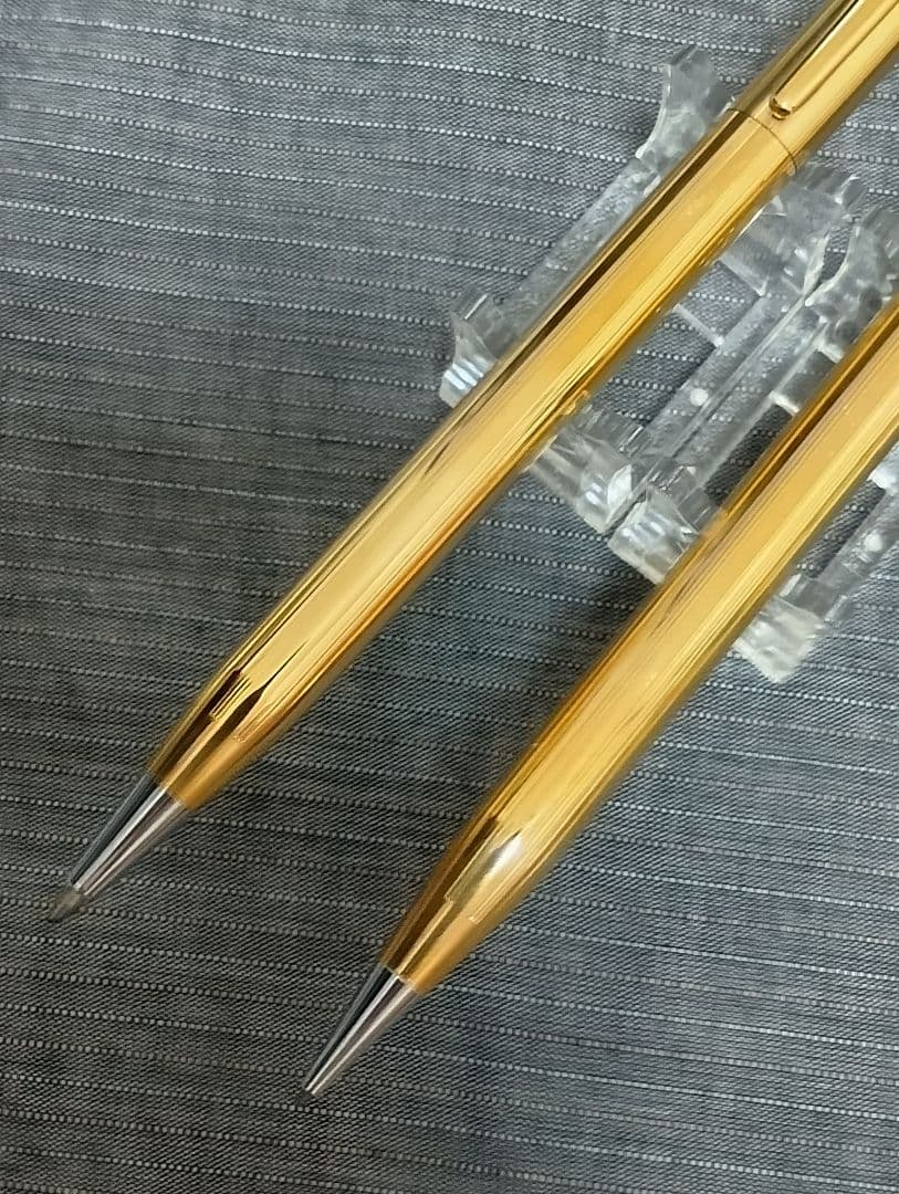 Vintage Cross Classic Century 14K gold plated twist ballpoint pen and mechanical pencil set