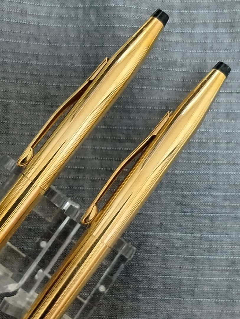 Vintage Cross Classic Century 14K gold plated twist ballpoint pen and mechanical pencil set