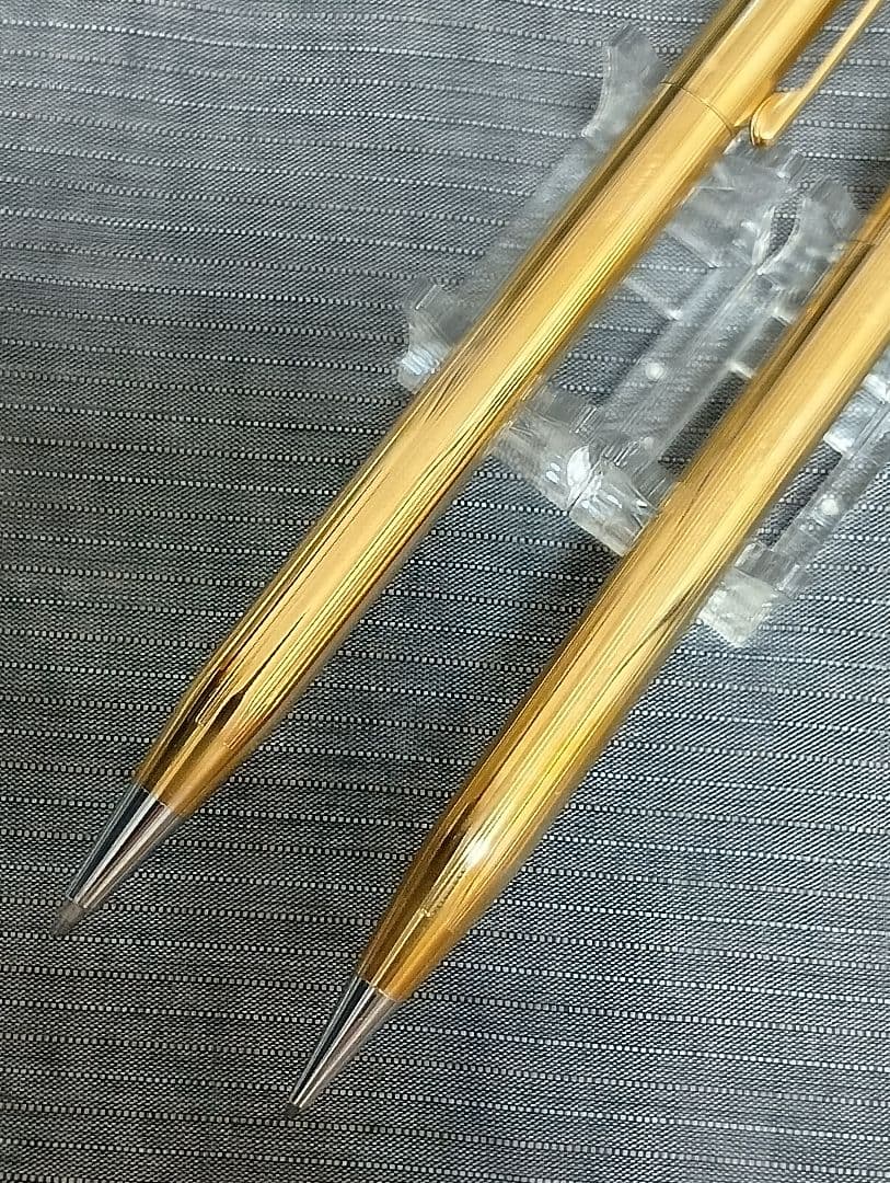 Vintage Cross Classic Century 14K gold plated twist ballpoint pen and mechanical pencil set