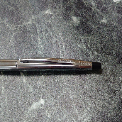Cross Classic Century Chrome ballpoint pen with sleek chrome finish, brand new and unused