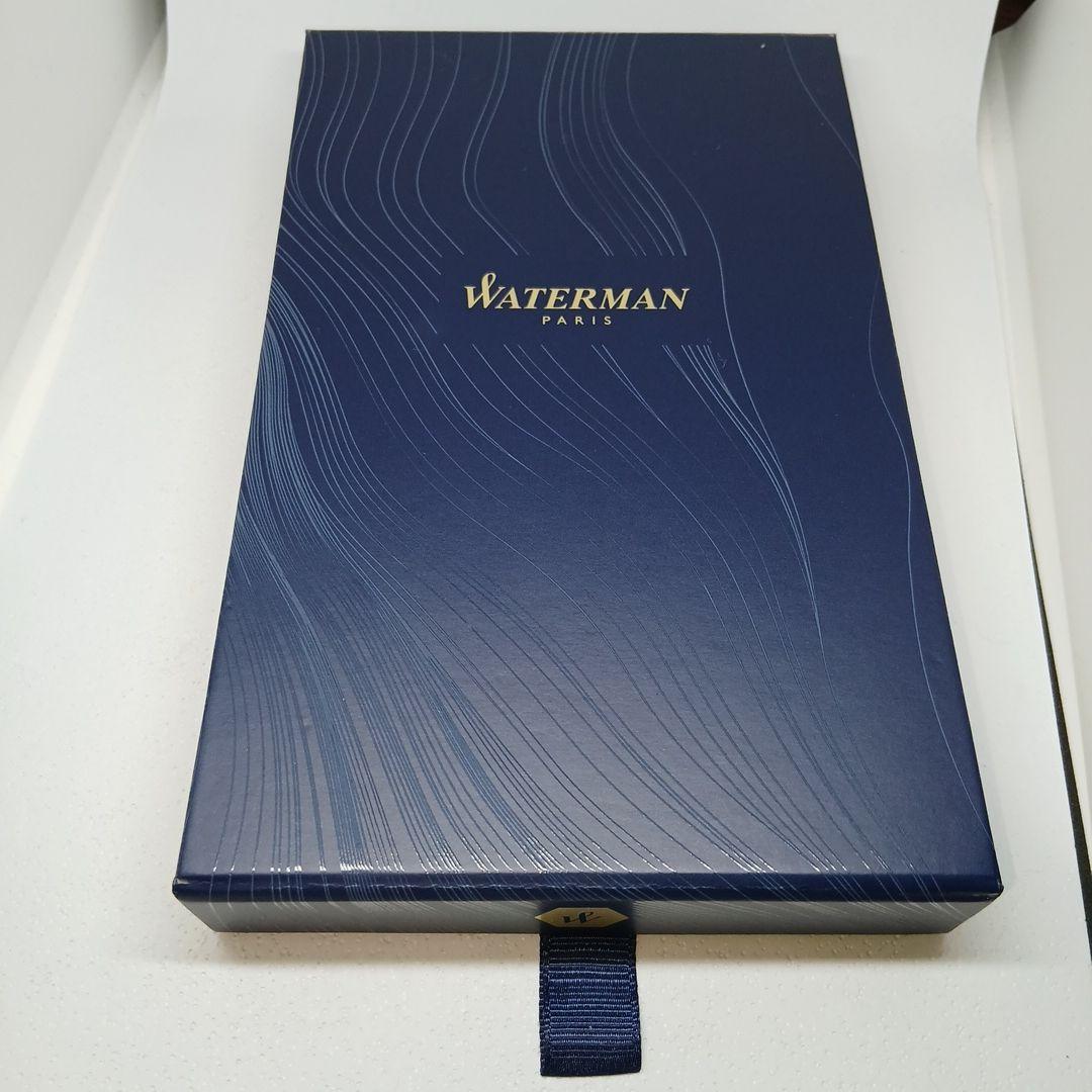 WATERMAN Metropolitan ES Blue CTBP ballpoint pen with sleek blue barrel and silver accents