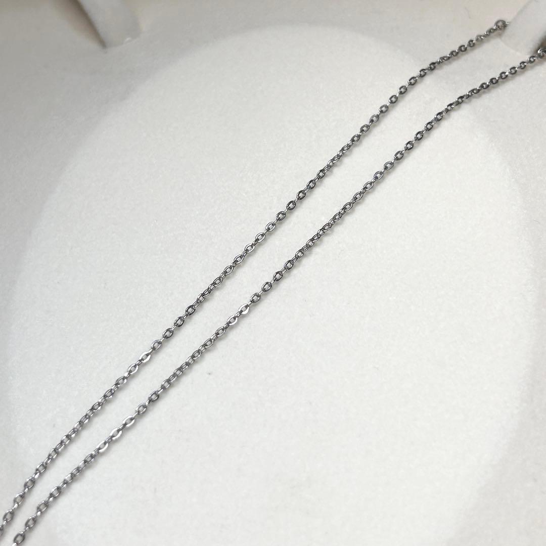 Mikimoto Akoya pearl necklace with 6.5 mm pearls on a 40 cm silver chain weighing 3 grams