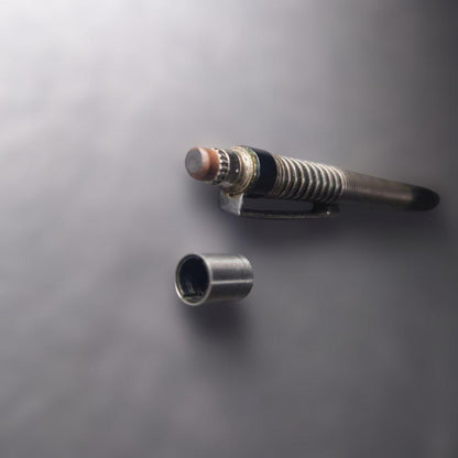 Discontinued Pilot Sprinter mechanical pencil with worn printing and slightly used eraser