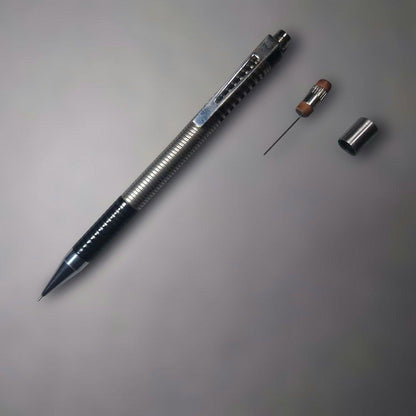 Discontinued Pilot Sprinter mechanical pencil with worn printing and slightly used eraser