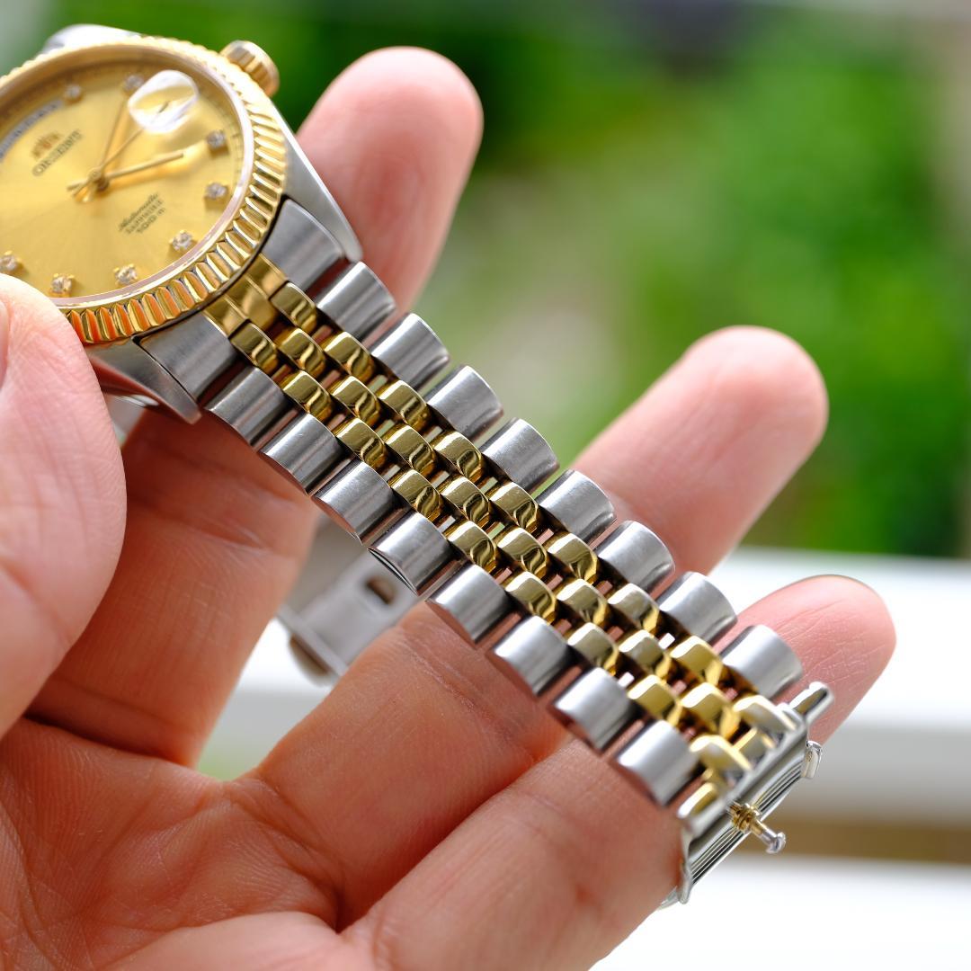 ORIENT President Day Date Gold Automatic Men's Watch — Japanese