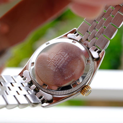 ORIENT President Day Date Gold Automatic Men's Watch — Japanese