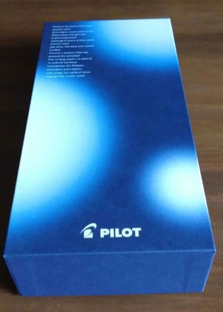 PILOT Ballpoint Pen Rise in Midnight Black with aluminum body and 0.7mm ballpoint tip, displayed with case