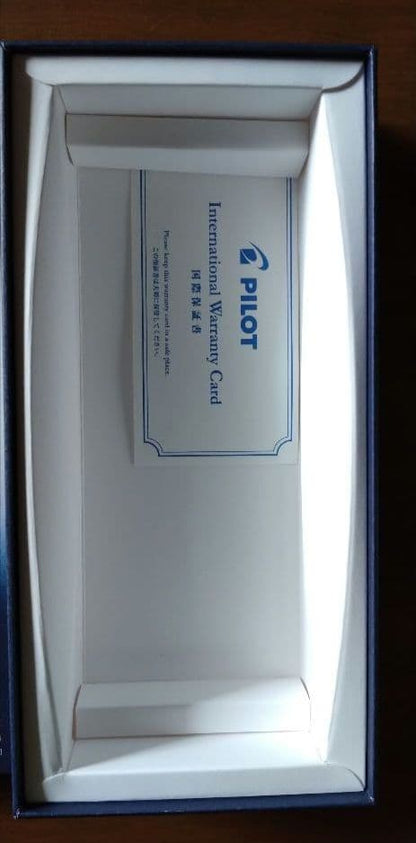 PILOT Ballpoint Pen Rise in Midnight Black with aluminum body and 0.7mm ballpoint tip, displayed with case