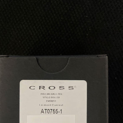 Cross Everest rolling ball pen model AT0755-1 with sleek silver and black design