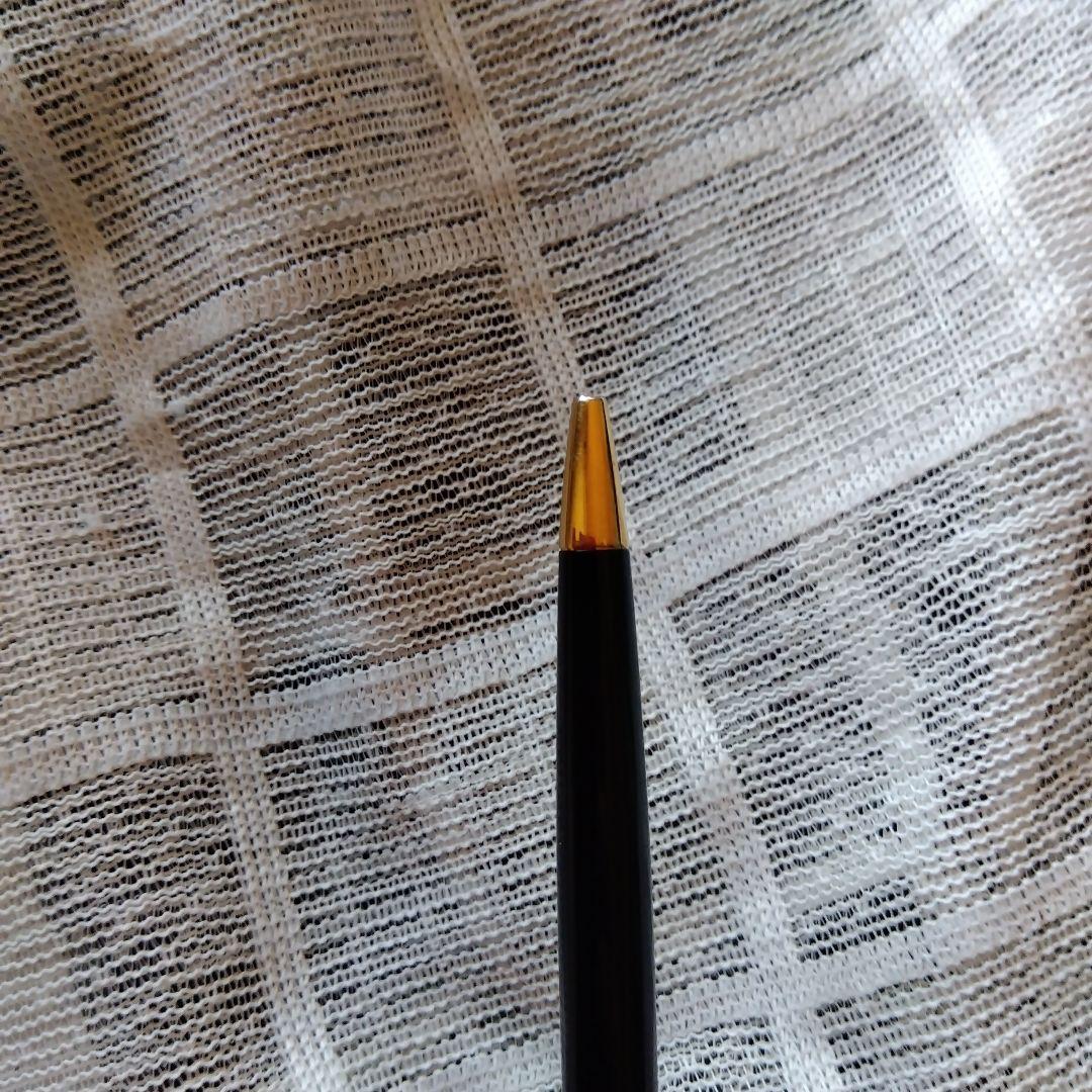 Close-up of Waterman Ballpoint Pen in Black Gold with sleek design and smooth finish