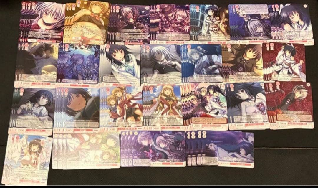 Weiss Schwarz Weiß Schwarz Rose Purple Software RR or Below 4 Count — Japanese