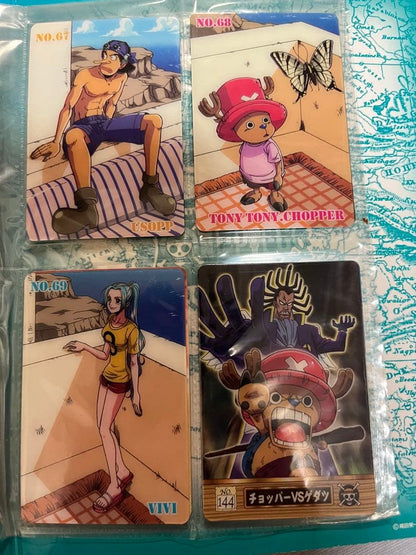 One Piece One Piece New Pirate King Gummy Card & File 40 Sheets — Japanese