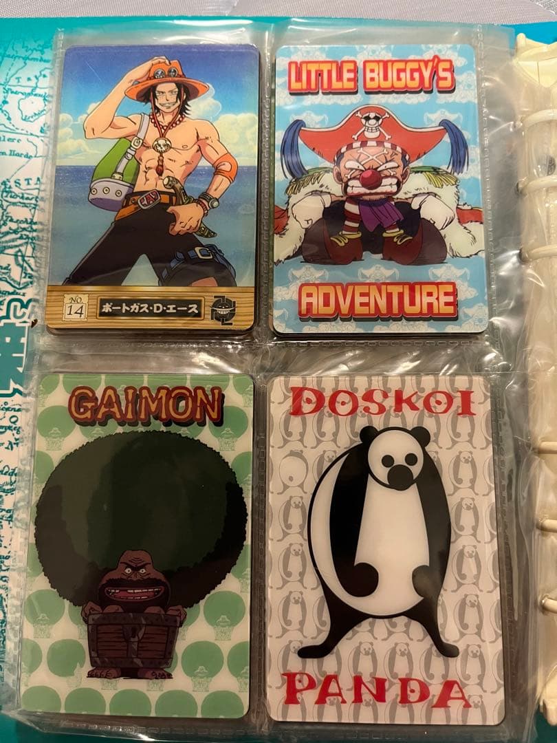 One Piece One Piece New Pirate King Gummy Card & File 40 Sheets — Japanese